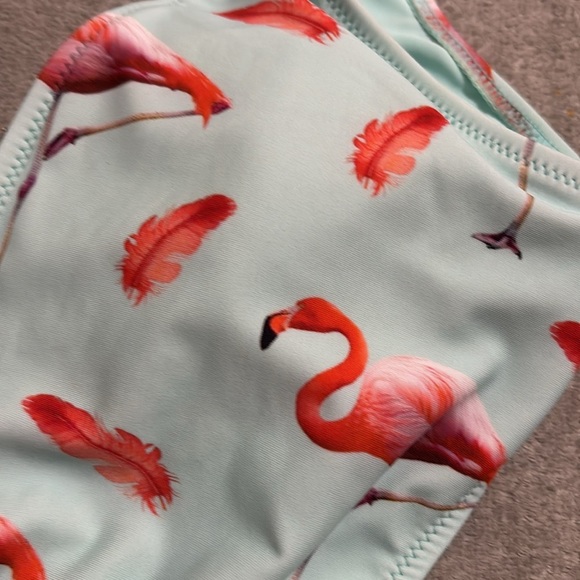 Cupshe Flamingo Print One Piece Swimsuit - Picture 6 of 8